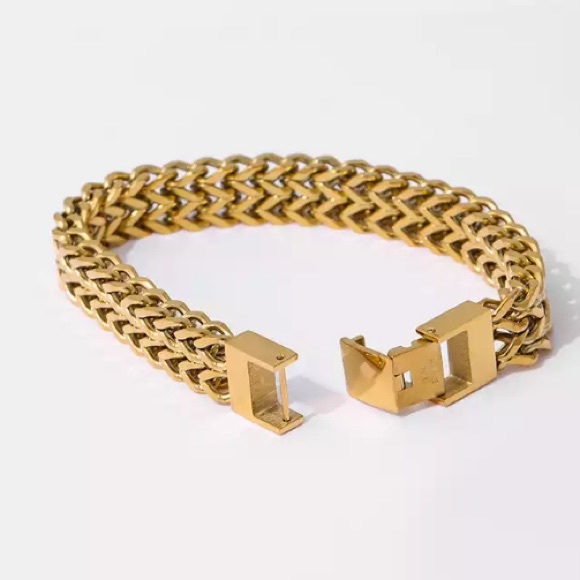 💛Gold  plated chain bracelet - Picture 6 of 6